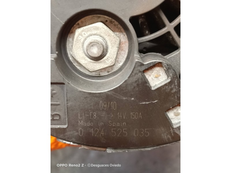 Recambio de alternador para citroen c5 berlina 1.6 hdi cat (9hy / dv6ted4) referencia OEM IAM 9646321880 0124525035 