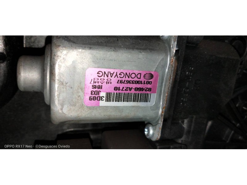 Recambio de elevalunas delantero derecho para kia cee´d 1.6 gdi cat referencia OEM IAM   