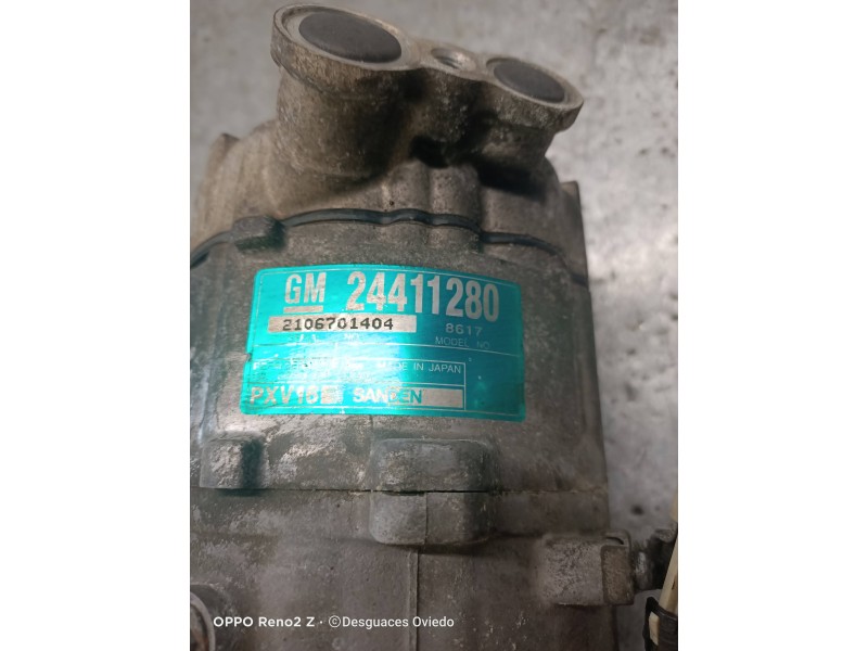 Recambio de compresor aire acondicionado para saab 9-3 berlina 1.8 t vector referencia OEM IAM 24411280 PXV16 