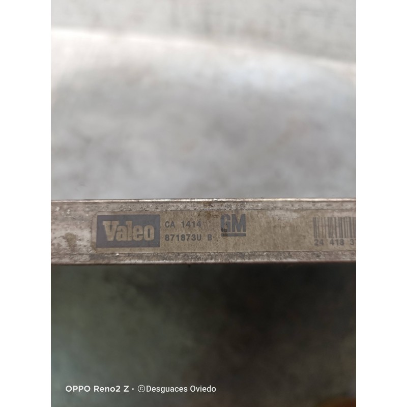 Recambio de condensador / radiador aire acondicionado para saab 9-3 berlina 1.8 t vector referencia OEM IAM 871873UB 21418371 