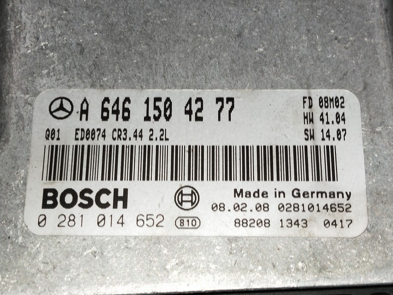 Recambio de centralita motor uce para mercedes clase c (w203) sportcoupe c 220 cdi (la) (203.708) referencia OEM IAM A6461504277