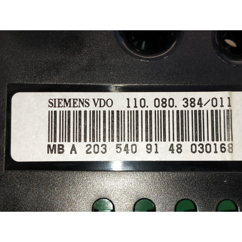 Recambio de cuadro instrumentos para mercedes clase c (w203) sportcoupe c 220 cdi (la) (203.708) referencia OEM IAM A2035409148 