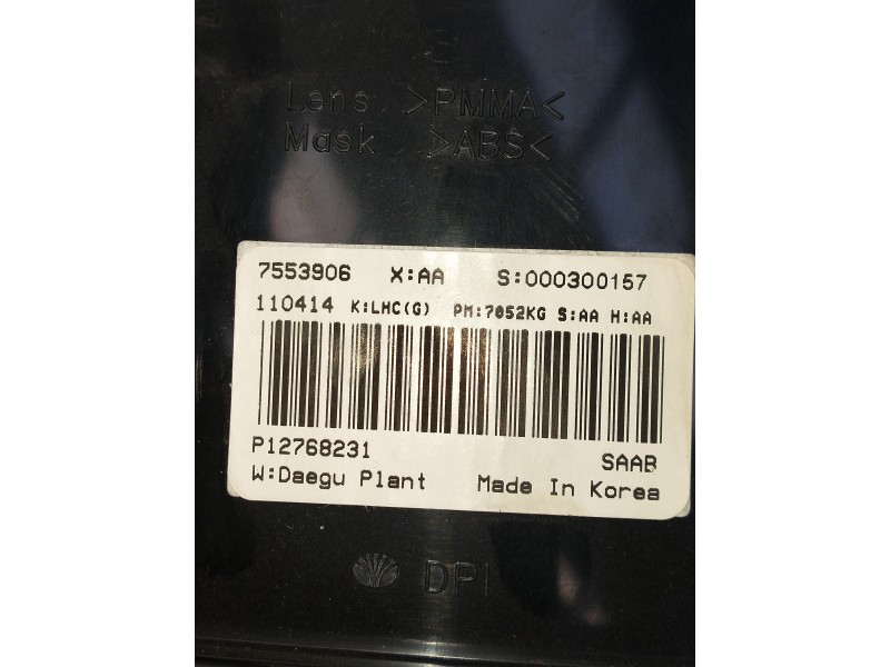 Recambio de cuadro instrumentos para saab 9-3 berlina 2.2 16v tid cat referencia OEM IAM 12772045 7553906 