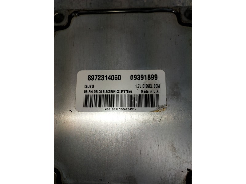 Recambio de centralita motor uce para opel astra g berlina club referencia OEM IAM 8972314050 09391899 
