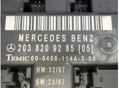 Recambio de modulo electronico para mercedes clase c (w203) sportcoupe c 220 cdi (la) (203.708) referencia OEM IAM 2038209285 00 2
