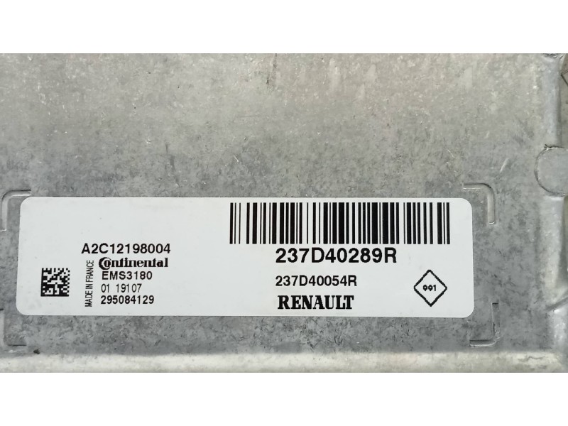 Recambio de centralita motor uce para renault zoe referencia OEM IAM A2C12198004 237D4289R EMS3180 237D40054R
