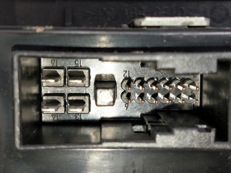 Recambio de mando calefaccion / aire acondicionado para mercedes clase c (w203) sportcoupe c 220 cdi (la) (203.708) referencia O