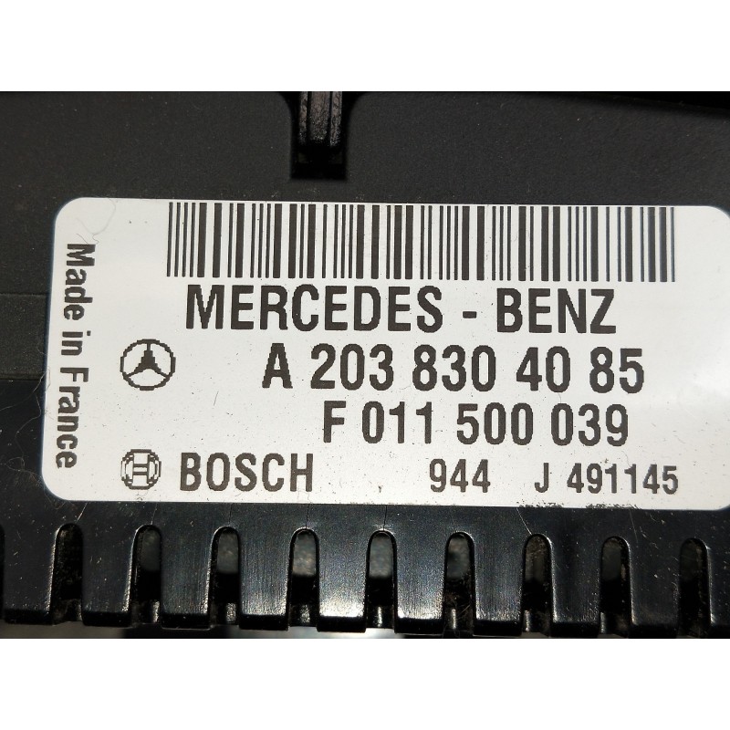 Recambio de mando calefaccion / aire acondicionado para mercedes clase c (w203) sportcoupe c 220 cdi (la) (203.708) referencia O