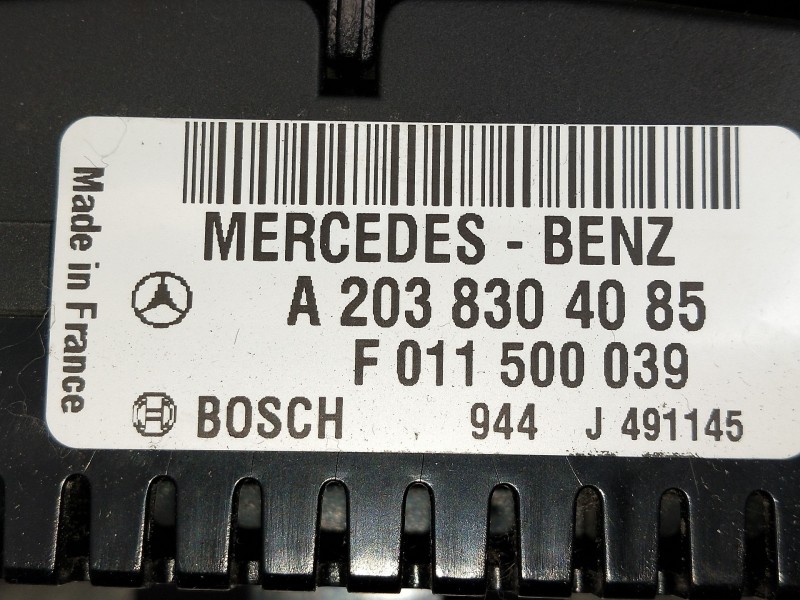Recambio de mando calefaccion / aire acondicionado para mercedes clase c (w203) sportcoupe c 220 cdi (la) (203.708) referencia O