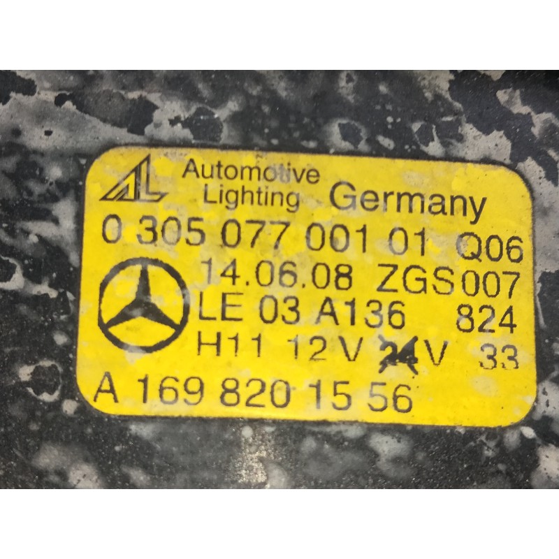 Recambio de faro antiniebla izquierdo para mercedes clase c (w203) sportcoupe c 220 cdi (la) (203.708) referencia OEM IAM 030507