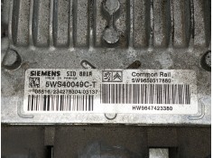 Recambio de centralita motor uce para citroen berlingo 2.0 hdi vivace referencia OEM IAM 5WS40049CT SW9650517880 HW9647423380 2