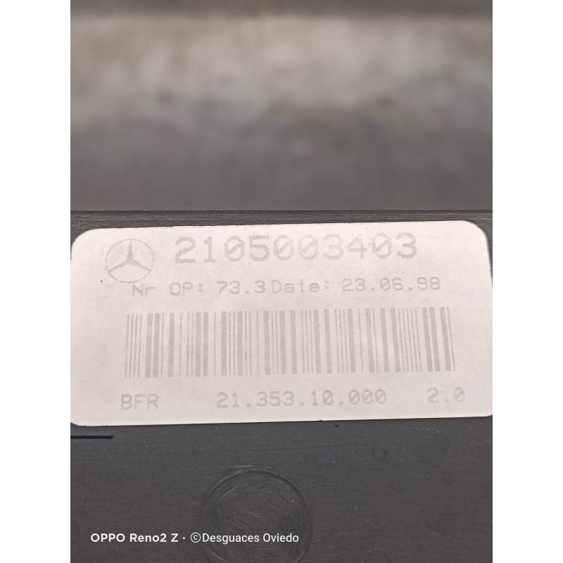 Recambio de radiador agua para mercedes clase e (w210) berlina diesel 290 turbodiesel (210.017) referencia OEM IAM 2105003403  