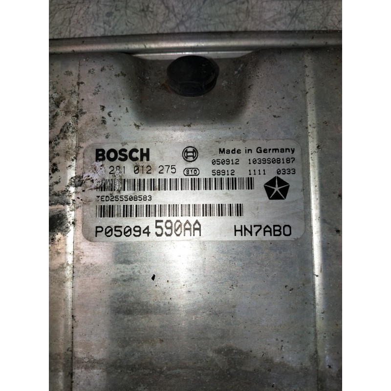 Recambio de centralita motor uce para chrysler voyager (rg) 2.5 crd lx referencia OEM IAM 0281012275 P05094590AA 
