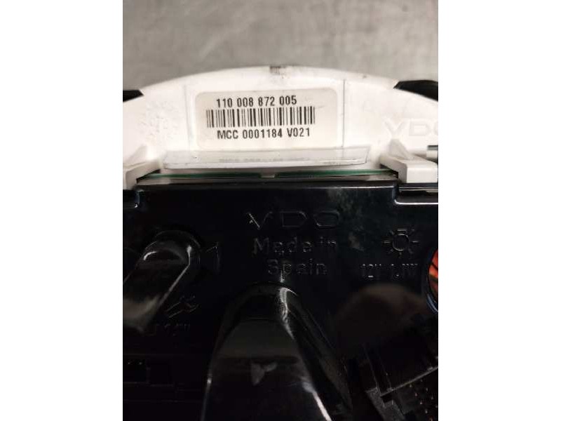 Recambio de cuadro instrumentos para smart coupe 0.6 turbo cat referencia OEM IAM 110008872005 MCC001184V021 