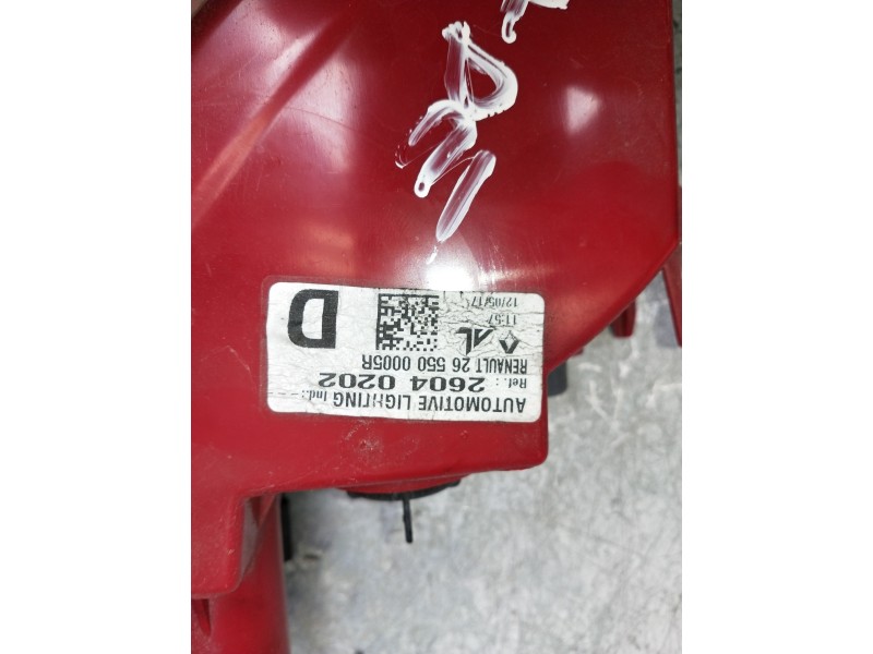 Recambio de piloto trasero derecho para renault laguna coupe initiale referencia OEM IAM 26010202 265500005R 