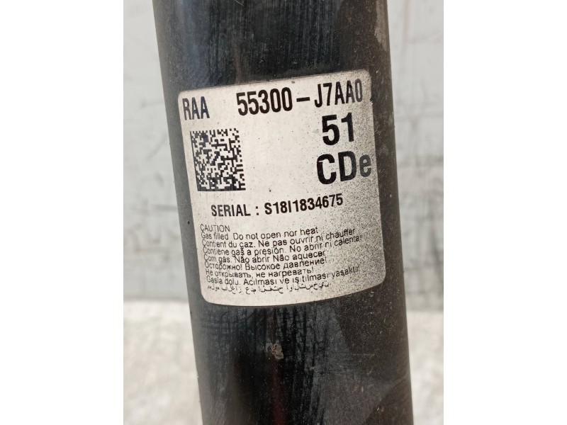 Recambio de amortiguador trasero izquierdo para kia ceed business referencia OEM IAM 55300J7AA0  