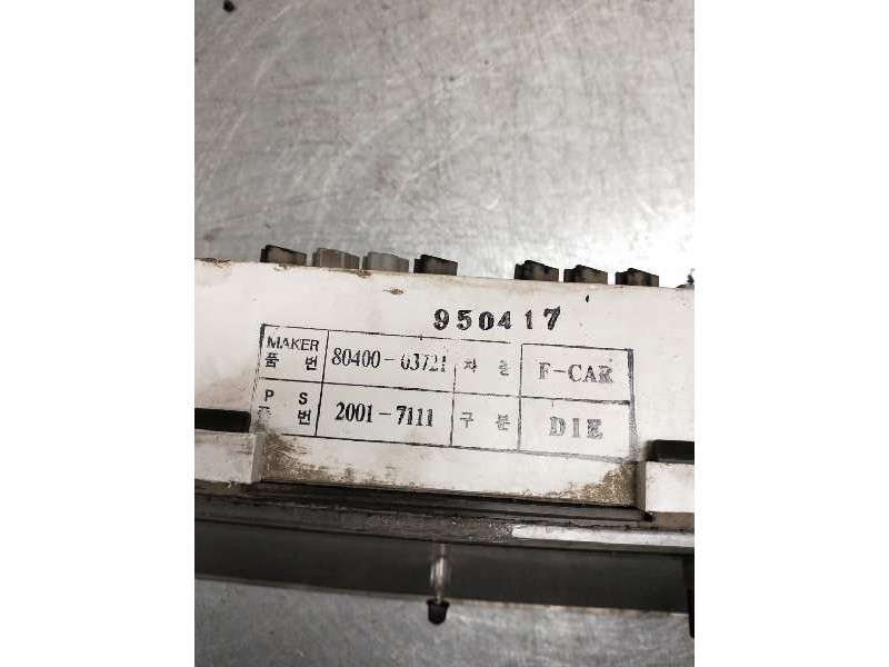 Recambio de cuadro instrumentos para ssangyong family 2.5 referencia OEM IAM 8040003721 20017111 