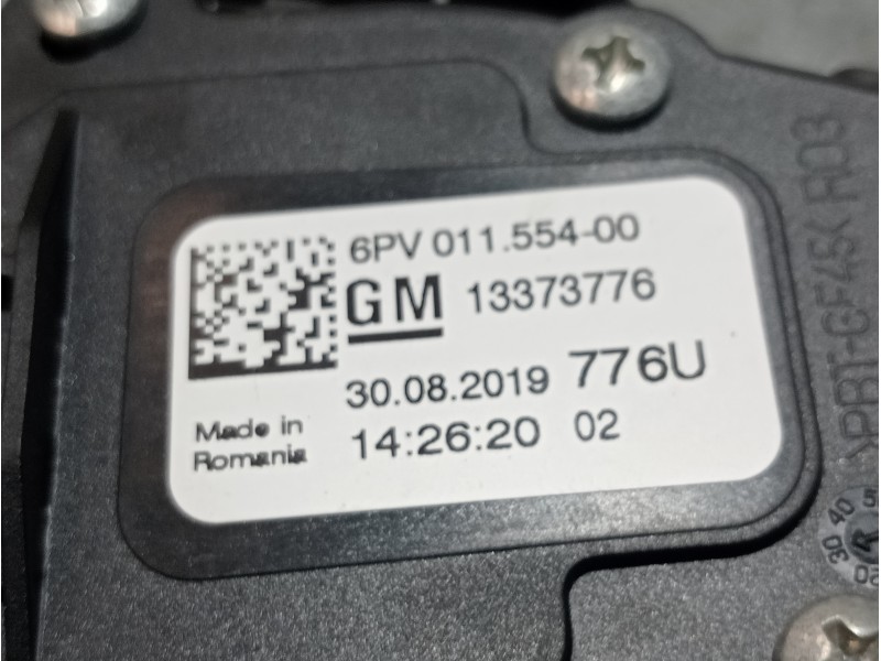 Recambio de potenciometro pedal para opel astra k lim. 5türig 1.2 referencia OEM IAM 13373776 6PV01155400 