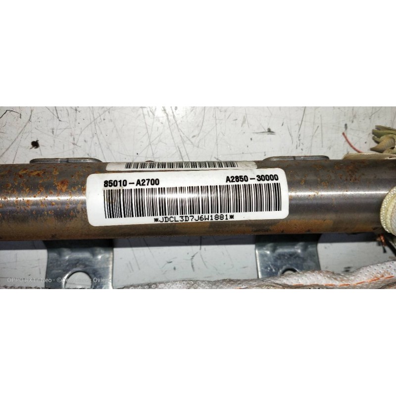 Recambio de airbag cortina delantero izquierdo para kia cee´d 1.6 gdi cat referencia OEM IAM 85010A2700 A285030000 
