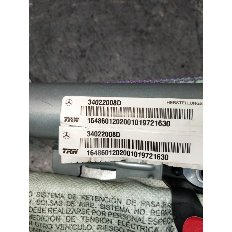 Recambio de airbag cortina delantero derecho para mercedes clase m (w164) ml 300 cdi be 4-matic (164.121) referencia OEM IAM 340