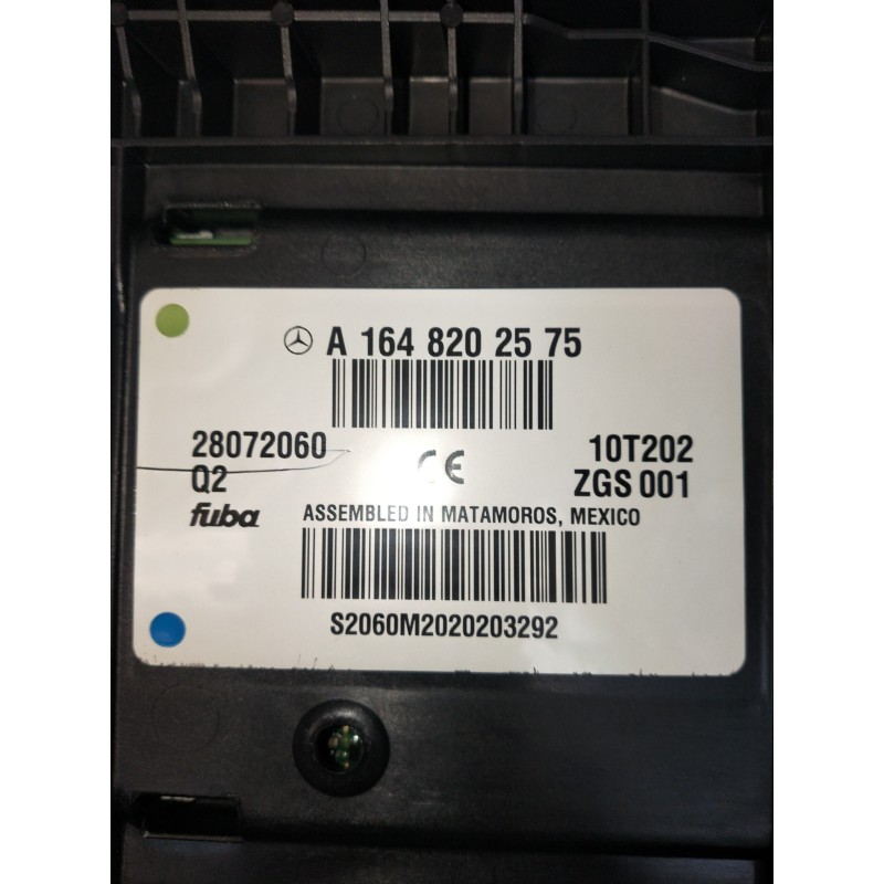 Recambio de modulo electronico para mercedes clase m (w164) ml 300 cdi be 4-matic (164.121) referencia OEM IAM A1648202575 28072