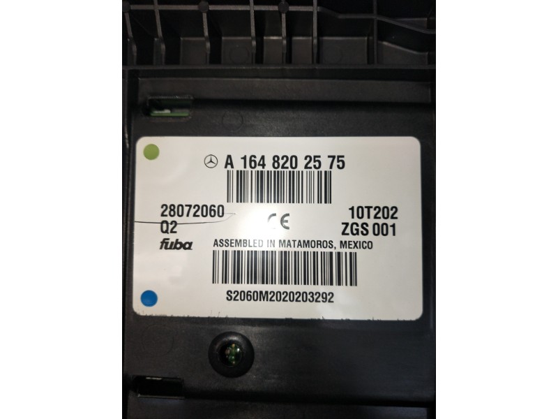 Recambio de modulo electronico para mercedes clase m (w164) ml 300 cdi be 4-matic (164.121) referencia OEM IAM A1648202575 28072