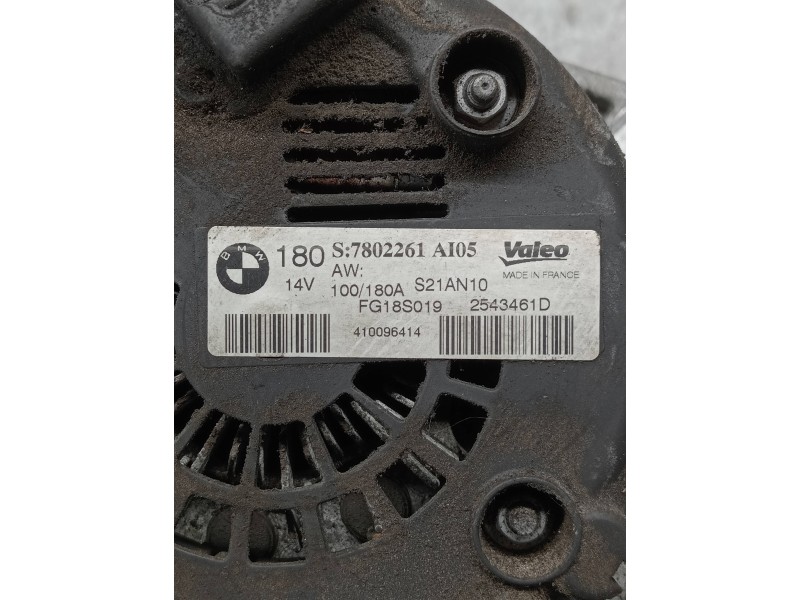 Recambio de alternador para bmw serie 1 berlina (e81/e87) 118d referencia OEM IAM 7802261AI05 FG18S019 2543461D