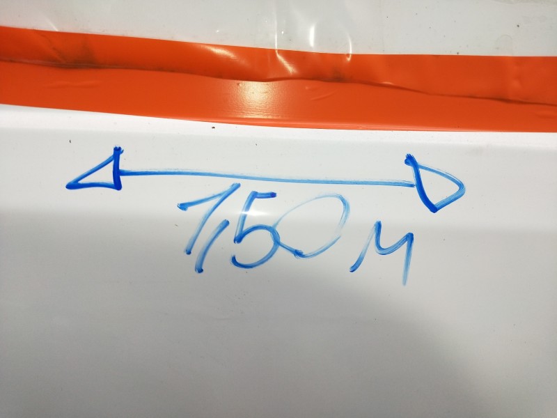 Recambio de puerta lateral corredera derecha para ford transit custom kombi 300 l1 ambiente referencia OEM IAM 193MALTO 1,50M AN