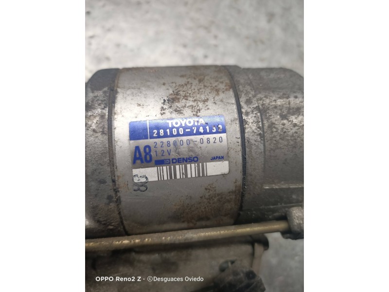 Recambio de motor arranque para toyota carina (t19) 2.0 berlina referencia OEM IAM 2810074130 2280000820 