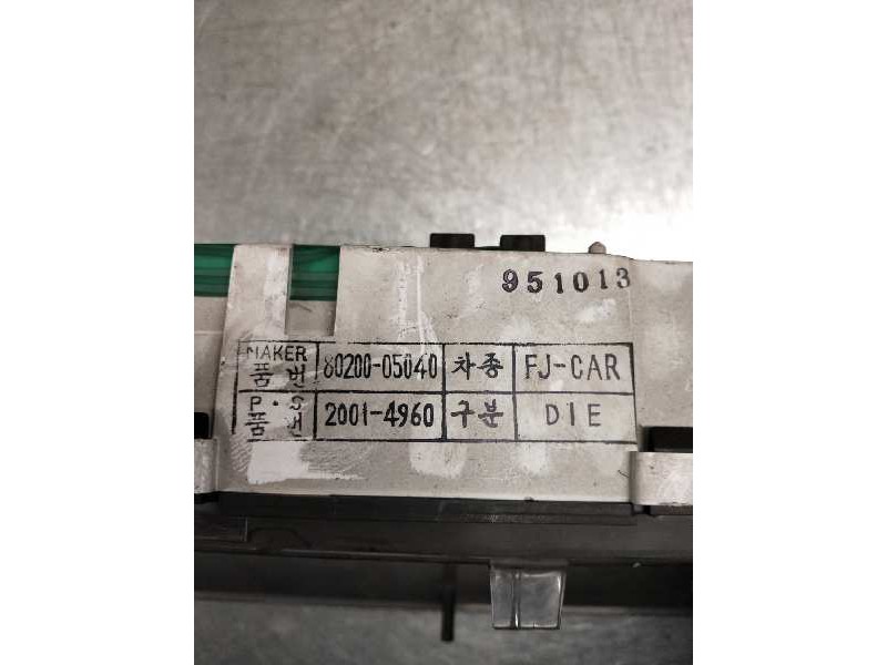 Recambio de cuadro instrumentos para ssangyong musso referencia OEM IAM 8020005040 20014960 