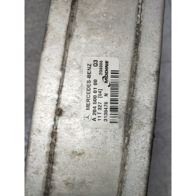 Recambio de intercooler para mercedes clase c (w204) lim. c 250 cgi blueefficiency (204.047) referencia OEM IAM A2045000100  