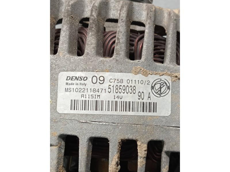 Recambio de alternador para fiat nuova 500 (150) lounge referencia OEM IAM MS1022118471 51859038 