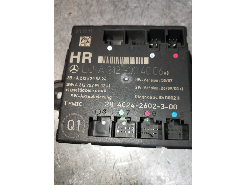 Recambio de modulo electronico para mercedes clase c (w204) lim. c 250 cgi blueefficiency (204.047) referencia OEM IAM A21282086