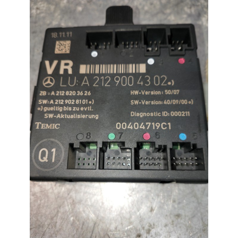 Recambio de modulo electronico para mercedes clase c (w204) lim. c 250 cgi blueefficiency (204.047) referencia OEM IAM A21290043