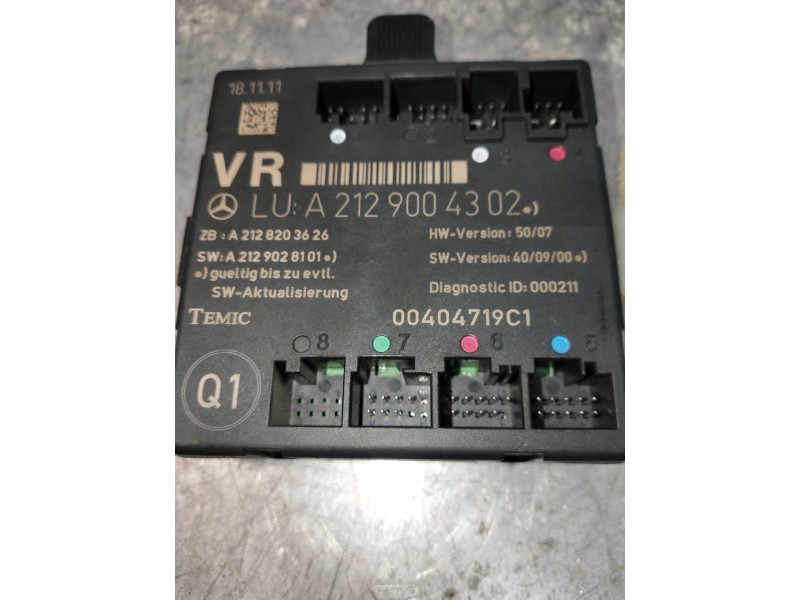 Recambio de modulo electronico para mercedes clase c (w204) lim. c 250 cgi blueefficiency (204.047) referencia OEM IAM A21290043
