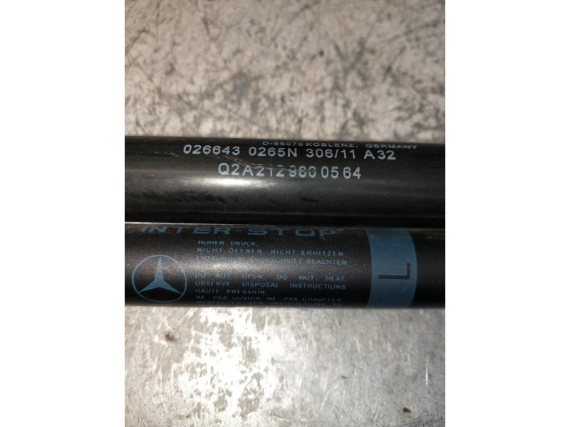 Recambio de amortiguadores capo para mercedes clase c (w204) lim. c 250 cgi blueefficiency (204.047) referencia OEM IAM A2129800