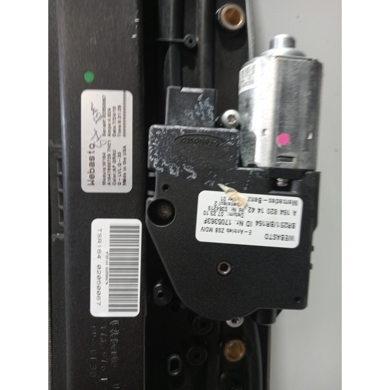 Recambio de techo electrico para mercedes clase m (w164) ml 300 cdi be 4-matic (164.121) referencia OEM IAM A1647800729  A164820