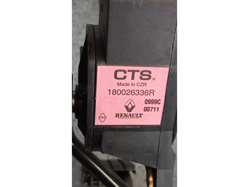 Recambio de potenciometro pedal para renault zoe referencia OEM IAM 180026336R  