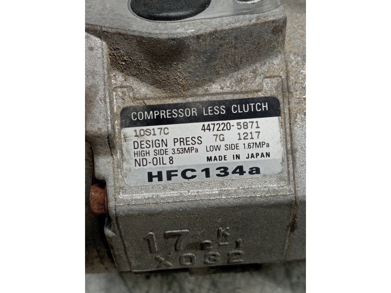 Recambio de compresor aire acondicionado para chrysler voyager (rg) 2.5 crd lx referencia OEM IAM 4472205871  