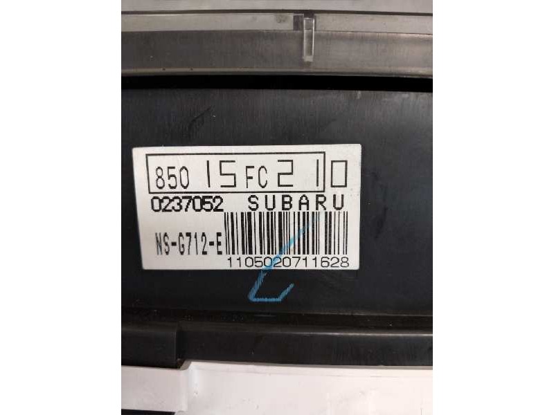 Recambio de cuadro instrumentos para subaru forester s10 (sf) 2.0 cat referencia OEM IAM 0237052 850ISFC510 