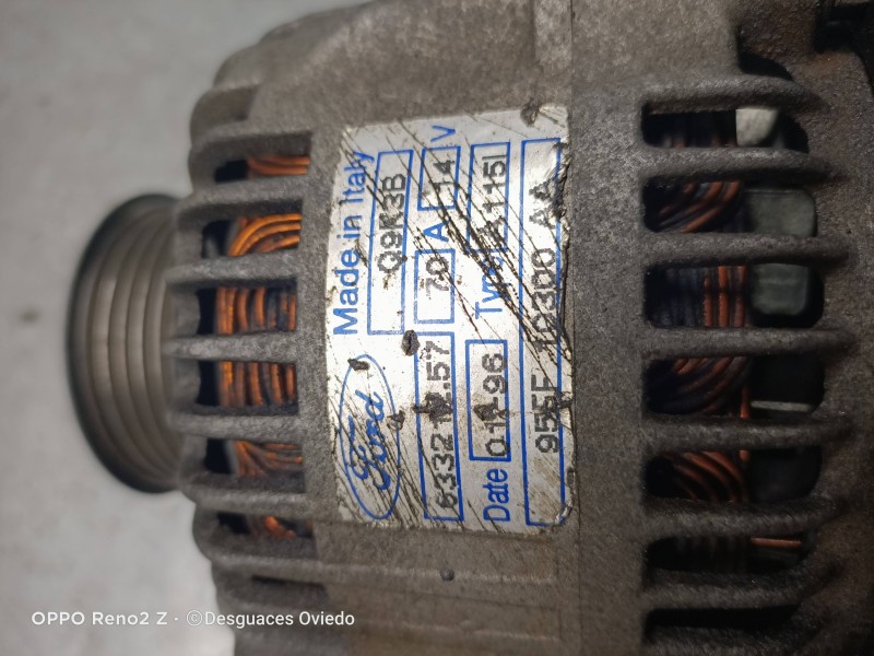 Recambio de alternador para ford escort berl./turnier atlanta berlina referencia OEM IAM 955F10300AA  