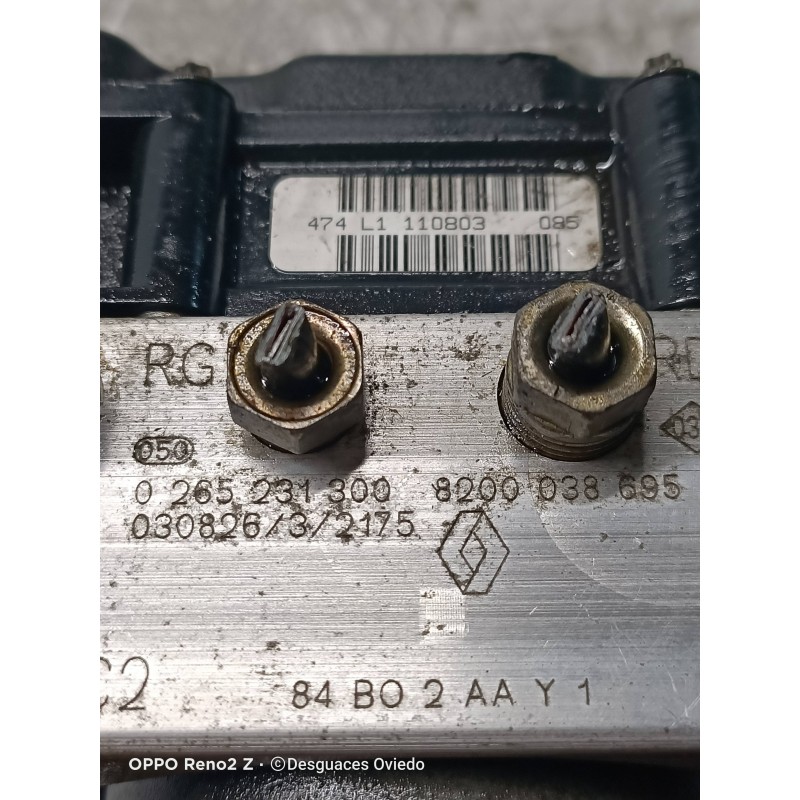 Recambio de abs para renault megane ii classic berlina confort authentique referencia OEM IAM 0265800300 8200038695 0265231300