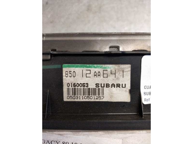 Recambio de cuadro instrumentos para subaru legacy berl./familiar b10 (bc/bjf) referencia OEM IAM 85012AA641 0160053 