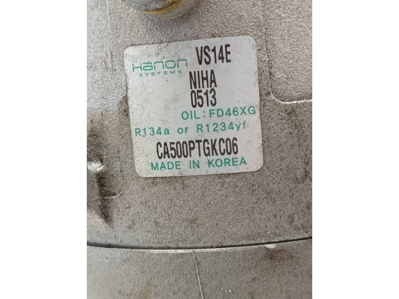 Recambio de compresor aire acondicionado para kia ceed business referencia OEM IAM CA500PTGKC06  