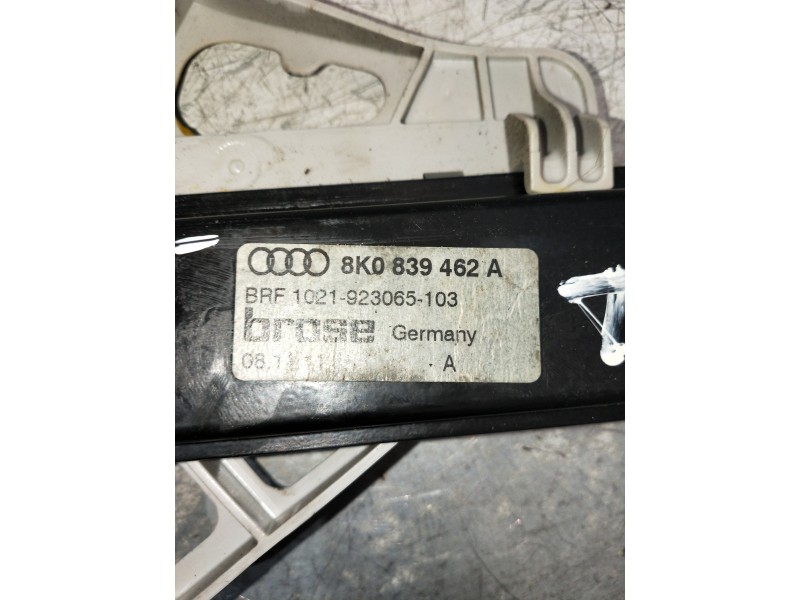 Recambio de elevalunas trasero derecho para audi a4 ber. (b8) s line sportpaket / plus referencia OEM IAM 8K0839462A  4P