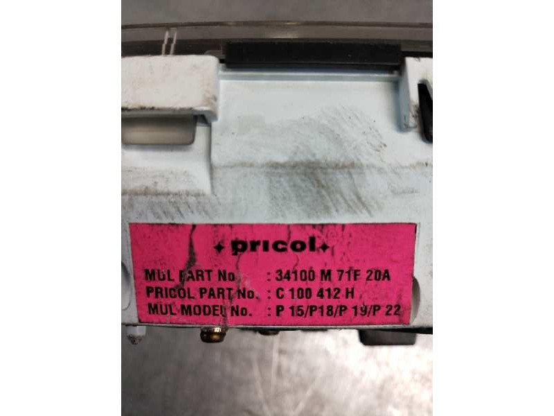 Recambio de cuadro instrumentos para suzuki alto sh 410 (ef) 1.0 cat referencia OEM IAM 34100M71E20A  