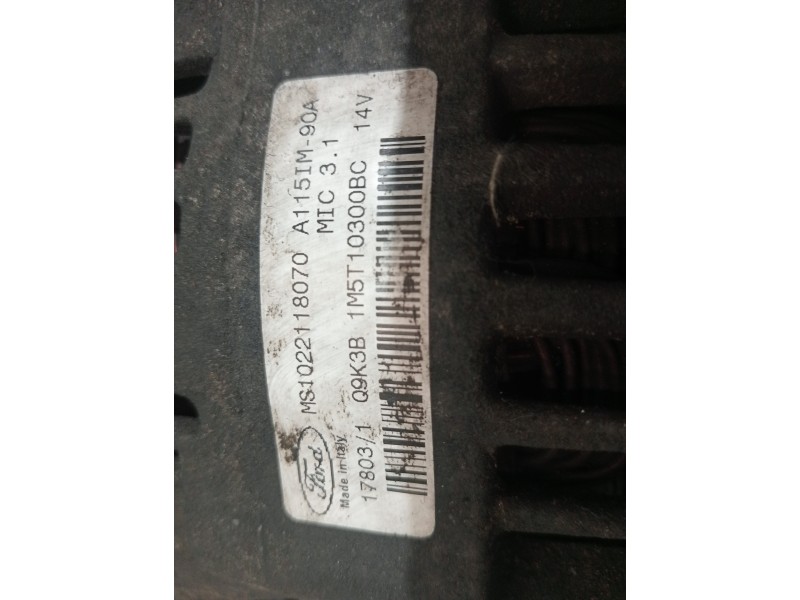 Recambio de alternador para ford focus berlina (cak) trend referencia OEM IAM 1M5T10300BC MS1022118070 
