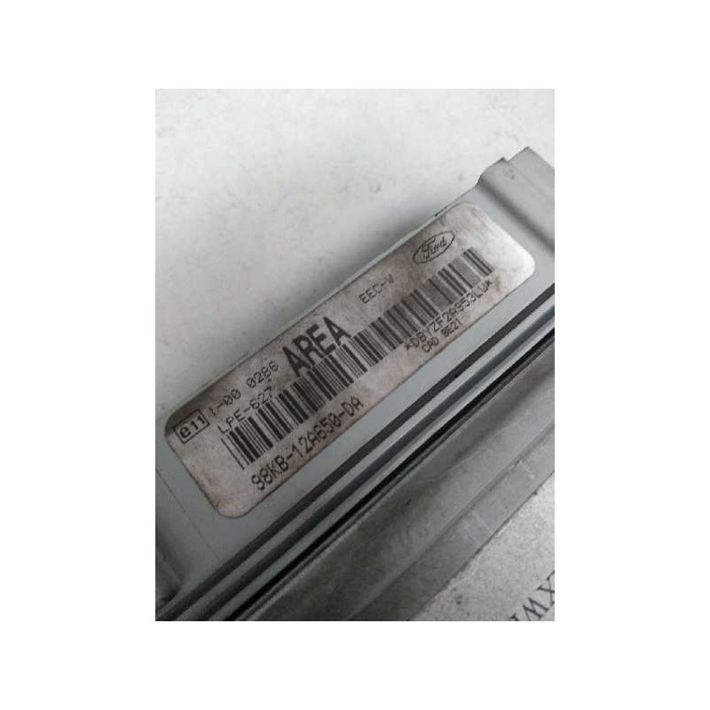 Recambio de centralita motor uce para ford ka (ccq) 1.3 cat referencia OEM IAM 98KB12A650DA AREA  Recambio de centralita motor uce para ford ka (ccq) 1.3 cat referencia OEM IAM 98KB12A650DA AREA