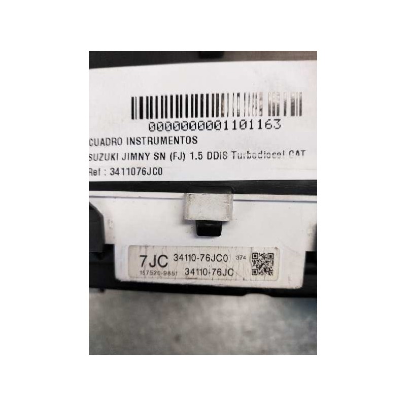 Recambio de cuadro instrumentos para suzuki jimny sn (fj) 1.5 ddis turbodiesel cat referencia OEM IAM 3411076JC0 7JC 