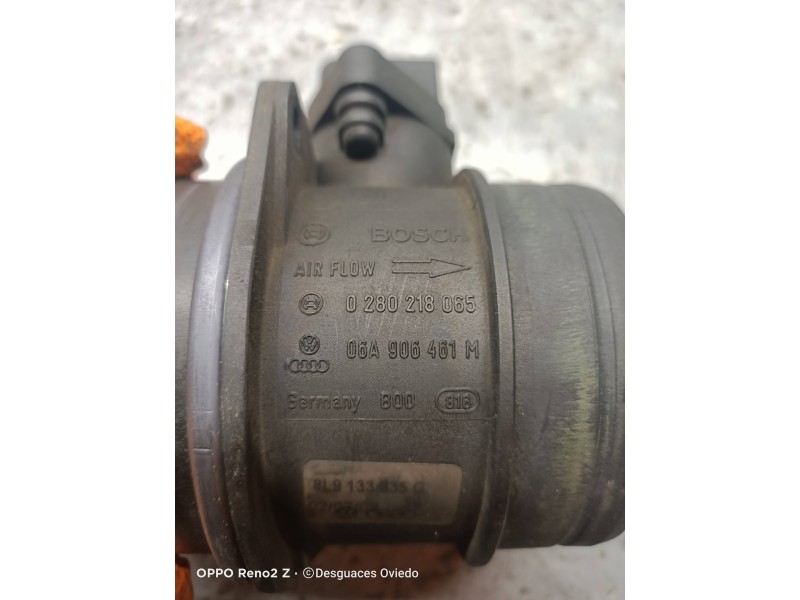 Recambio de caudalimetro para audi s3 (8l) 1.8 t (165kw) referencia OEM IAM 0280218065 06A906461M 